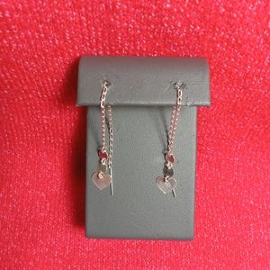 Jewelry sterling 925 Hot Earrings Hook Fashion Drop Sterling Women's Long Dangle